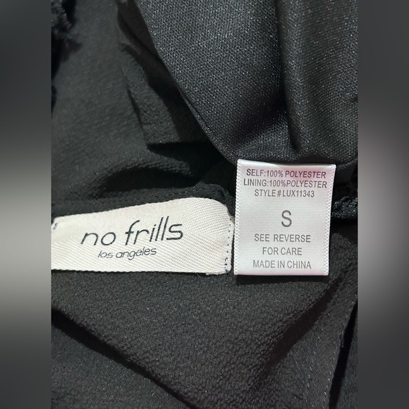 no frills Black Lace Trim Romper - Picture 9 of 9